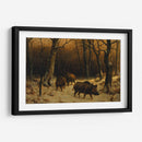 Jabalíes en la nieve - Rosa Bonheur | Cuadro decorativo de Canvas Lab