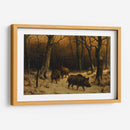 Jabalíes en la nieve - Rosa Bonheur | Cuadro decorativo de Canvas Lab