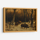 Jabalíes en la nieve - Rosa Bonheur | Cuadro decorativo de Canvas Lab