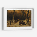Jabalíes en la nieve - Rosa Bonheur | Cuadro decorativo de Canvas Lab