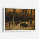 Jabalíes en la nieve - Rosa Bonheur | Cuadro decorativo de Canvas Lab