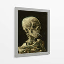 Cráneo fumando un cigarrillo - Vincent Van Gogh | Cuadro decorativo de Canvas Lab