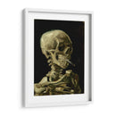 Cráneo fumando un cigarrillo - Vincent Van Gogh | Cuadro decorativo de Canvas Lab