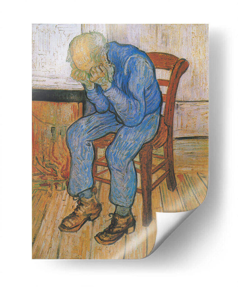 Anciano en pena (en las puertas de la eternidad) - Vincent Van Gogh | Cuadro decorativo de Canvas Lab