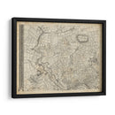 Mapa De Londres Grid V | Cuadro decorativo de Canvas Lab