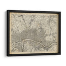Mapa De Londres Grid Vii | Cuadro decorativo de Canvas Lab