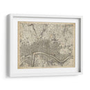 Mapa De Londres Grid Vii | Cuadro decorativo de Canvas Lab