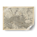 Mapa De Londres Grid Vii | Cuadro decorativo de Canvas Lab