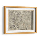 Mapa De Londres Grid Viii | Cuadro decorativo de Canvas Lab