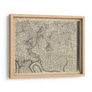 Mapa De Londres Grid Viii | Cuadro decorativo de Canvas Lab