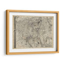 Mapa De Londres Grid Ix | Cuadro decorativo de Canvas Lab