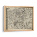 Mapa De Londres Grid Ix | Cuadro decorativo de Canvas Lab