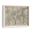 Mapa De Londres Grid X | Cuadro decorativo de Canvas Lab