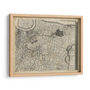 Mapa De Londres Grid Xii | Cuadro decorativo de Canvas Lab