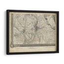 Mapa De Londres Grid Xiii | Cuadro decorativo de Canvas Lab