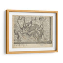 Mapa De Londres Grid Xvi | Cuadro decorativo de Canvas Lab