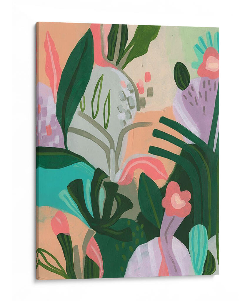 Jungle Jigsaw Ii - June Erica Vess | Cuadro decorativo de Canvas Lab