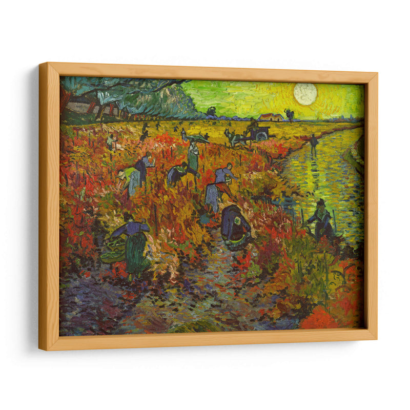 El viñedo rojo - Vincent Van Gogh | Cuadro decorativo de Canvas Lab