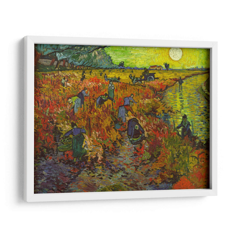 El viñedo rojo - Vincent Van Gogh | Cuadro decorativo de Canvas Lab