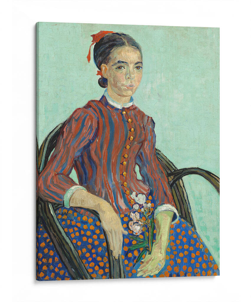 La Mousmé - Vincent Van Gogh | Cuadro decorativo de Canvas Lab