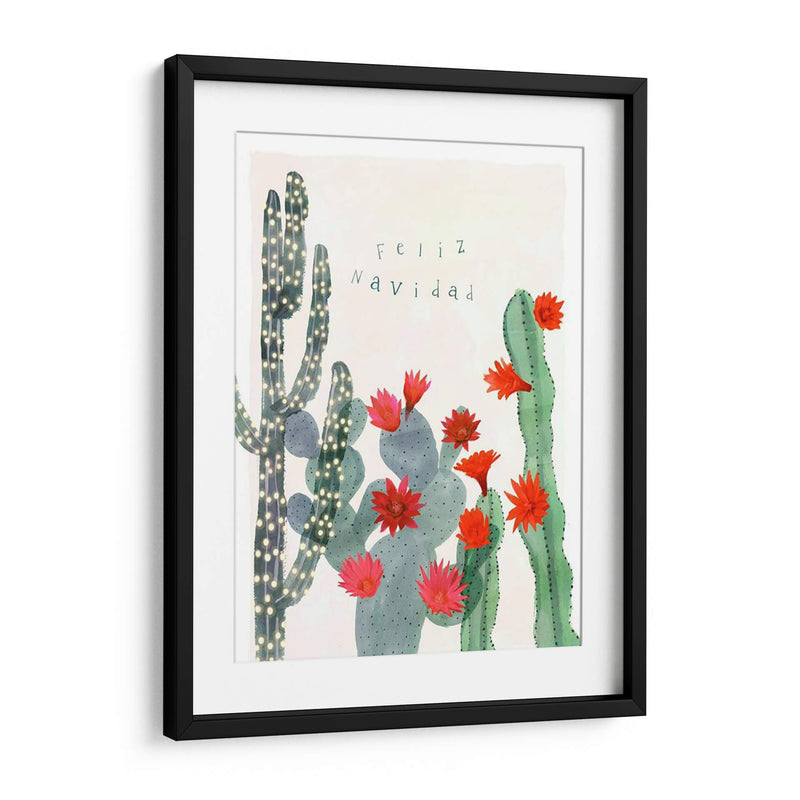 Desert Christmas Cactus Ii - Susan Savory | Cuadro decorativo de Canvas Lab