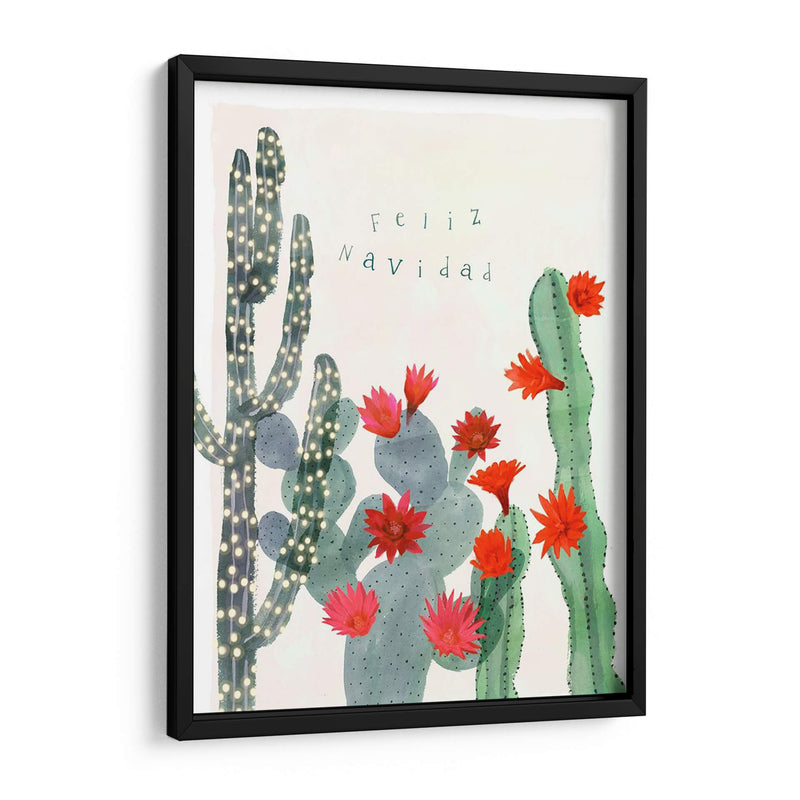 Desert Christmas Cactus Ii - Susan Savory | Cuadro decorativo de Canvas Lab