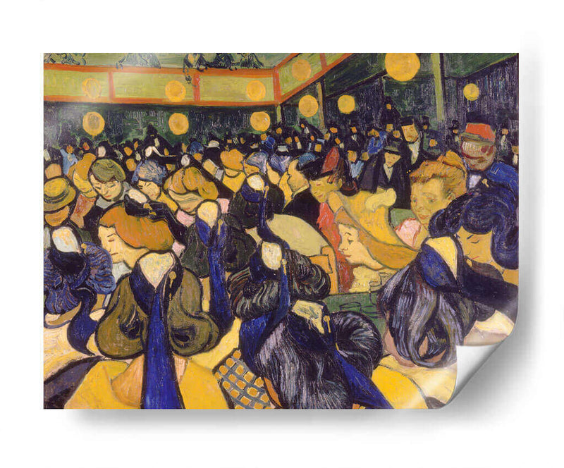 Salón de baile en Arles - Vincent Van Gogh | Cuadro decorativo de Canvas Lab