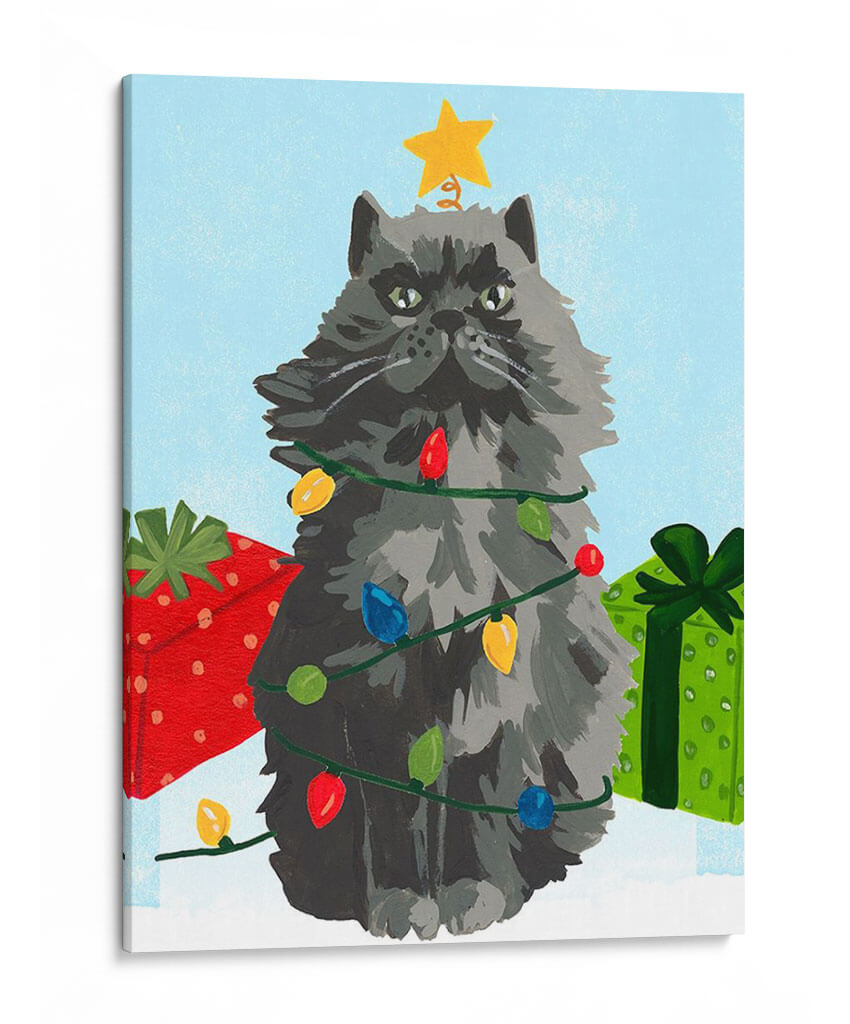 Meowy Hissman I - June Erica Vess | Cuadro decorativo de Canvas Lab