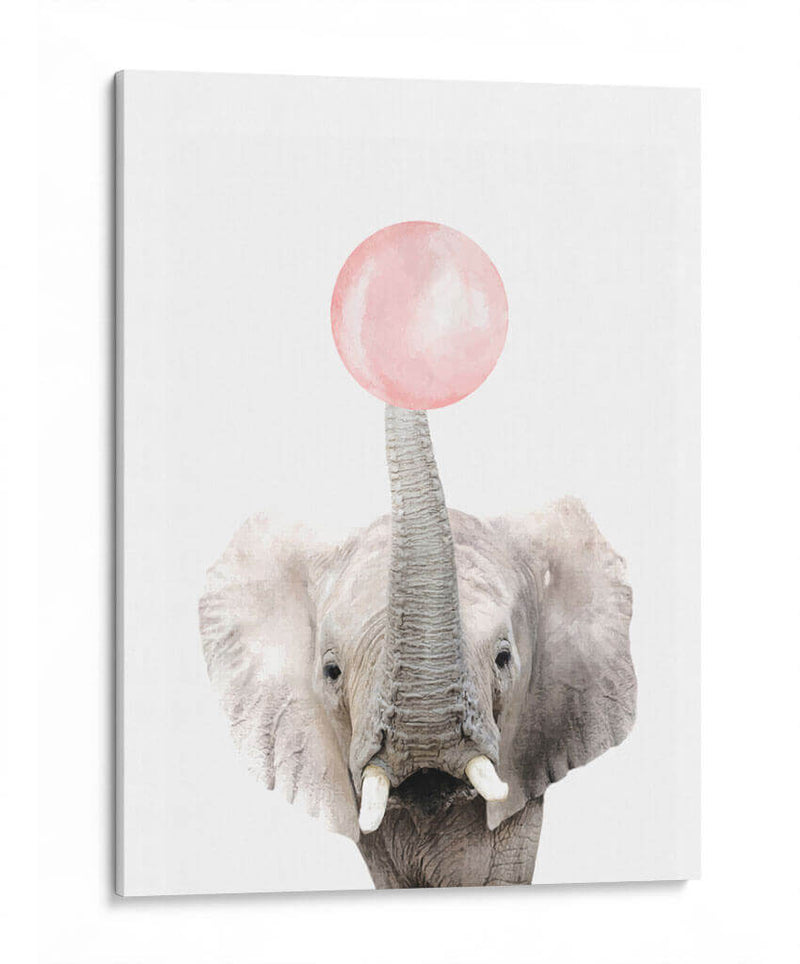 Elephant Bubble Gum | Cuadro decorativo de Canvas Lab