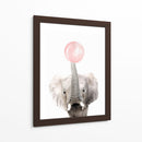 Elephant Bubble Gum | Cuadro decorativo de Canvas Lab