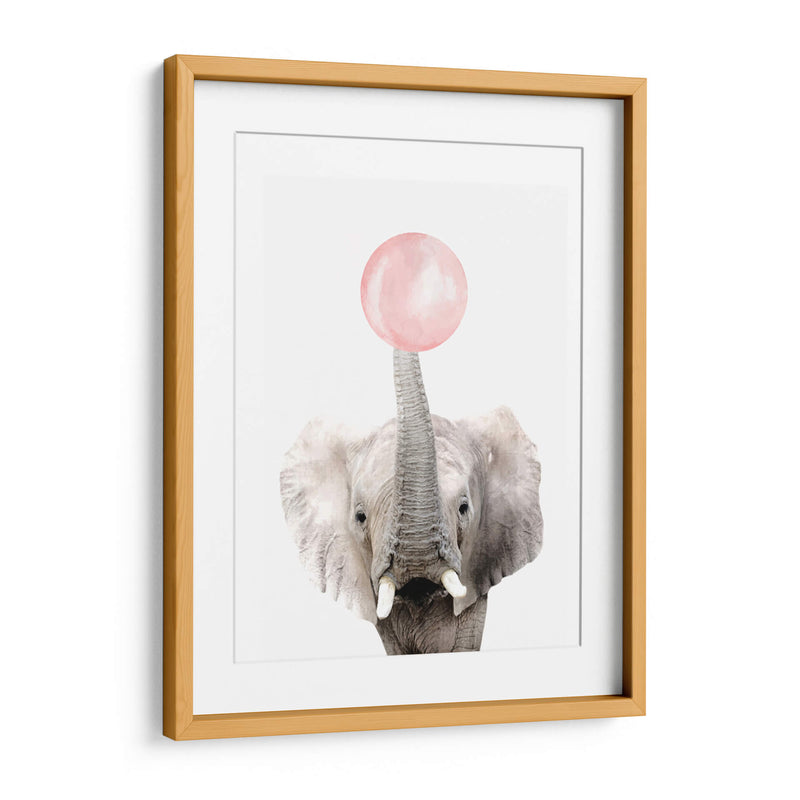 Elephant Bubble Gum | Cuadro decorativo de Canvas Lab