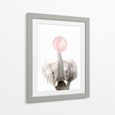 Elephant Bubble Gum | Cuadro decorativo de Canvas Lab
