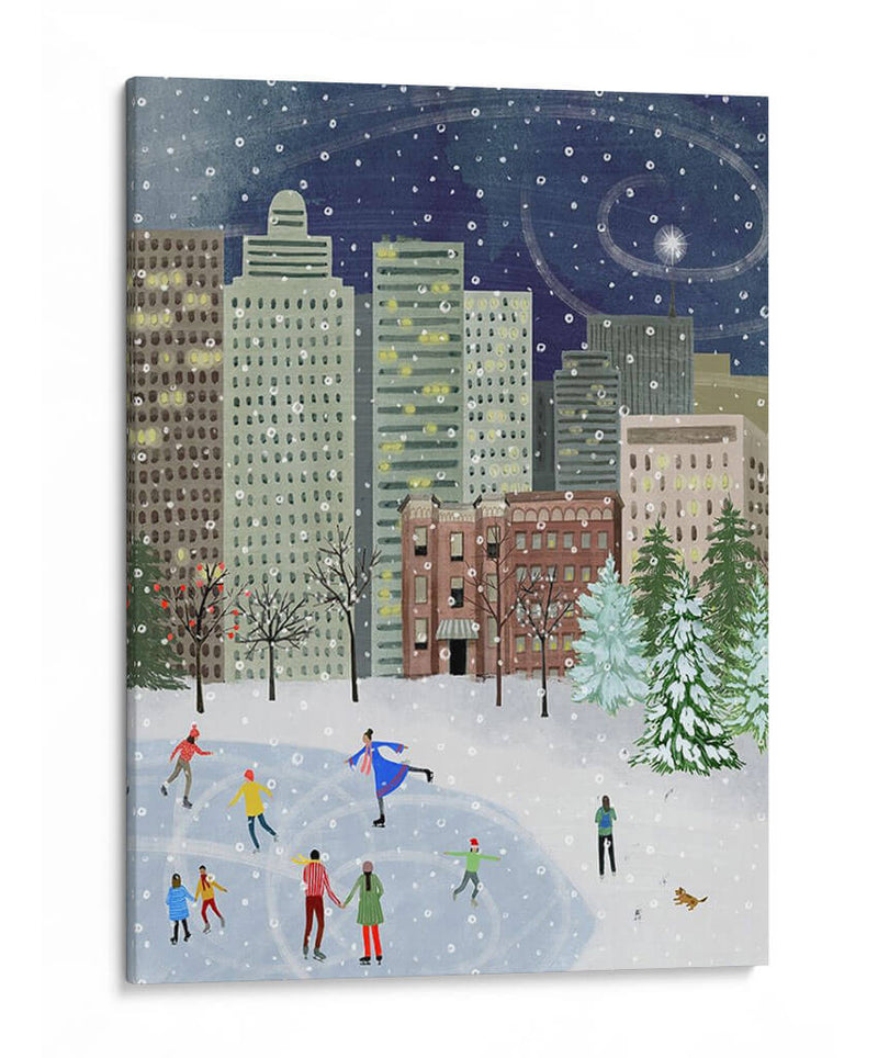 Navidad En La Ciudad Ii - Grace Popp | Cuadro decorativo de Canvas Lab