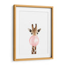 Giraffe Bubble Gum | Cuadro decorativo de Canvas Lab