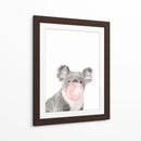 Koala Bubble Gum | Cuadro decorativo de Canvas Lab
