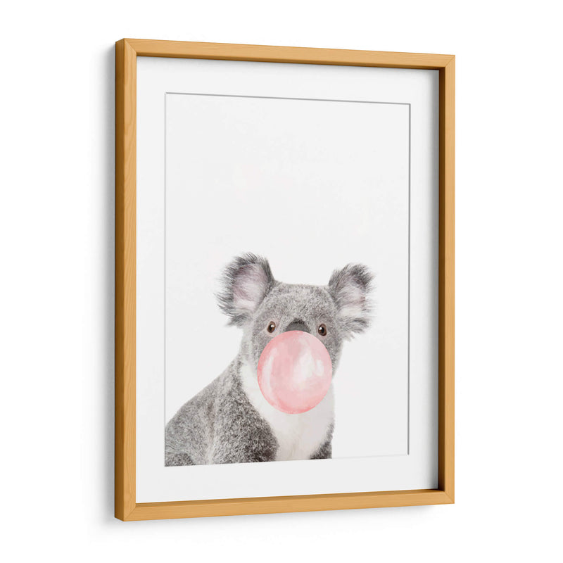 Koala Bubble Gum | Cuadro decorativo de Canvas Lab