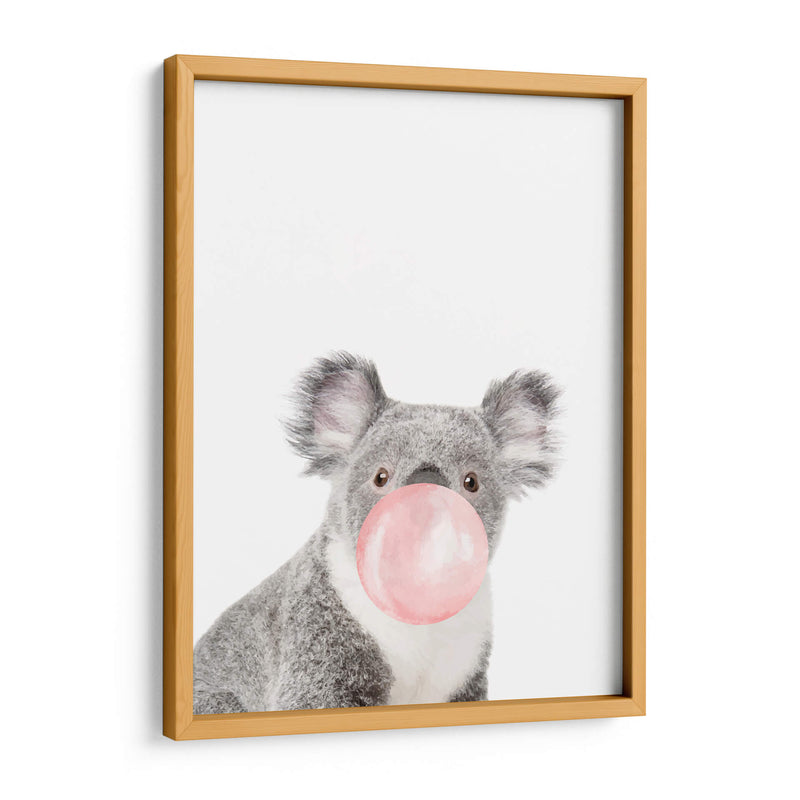 Koala Bubble Gum | Cuadro decorativo de Canvas Lab