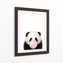 Panda Bubble Gum | Cuadro decorativo de Canvas Lab
