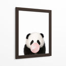 Panda Bubble Gum | Cuadro decorativo de Canvas Lab