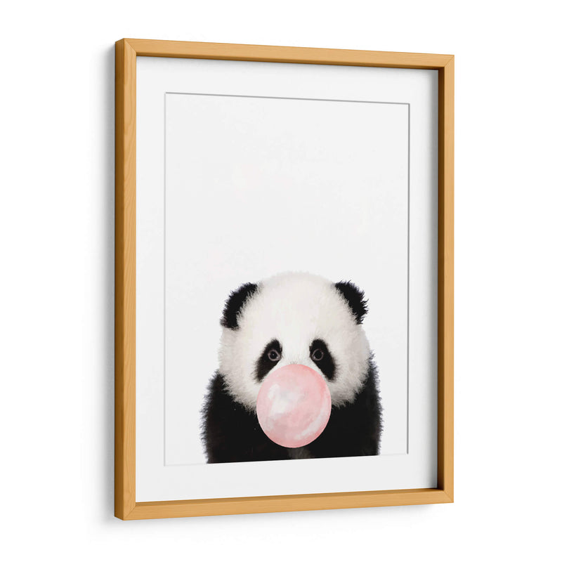 Panda Bubble Gum | Cuadro decorativo de Canvas Lab