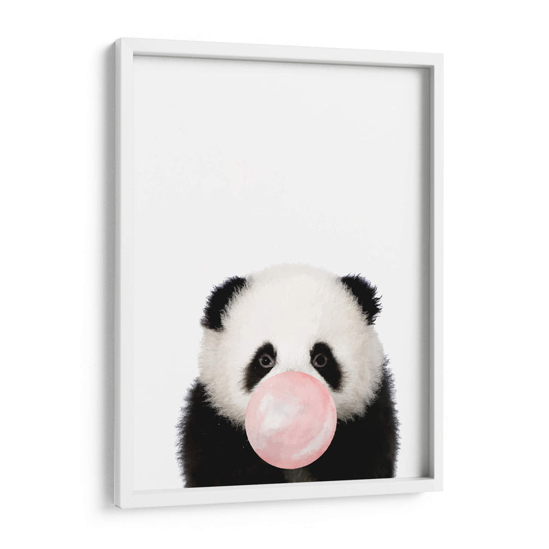 Panda Bubble Gum | Cuadro decorativo de Canvas Lab