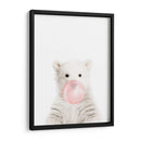 White Bear Bubble Gum | Cuadro decorativo de Canvas Lab