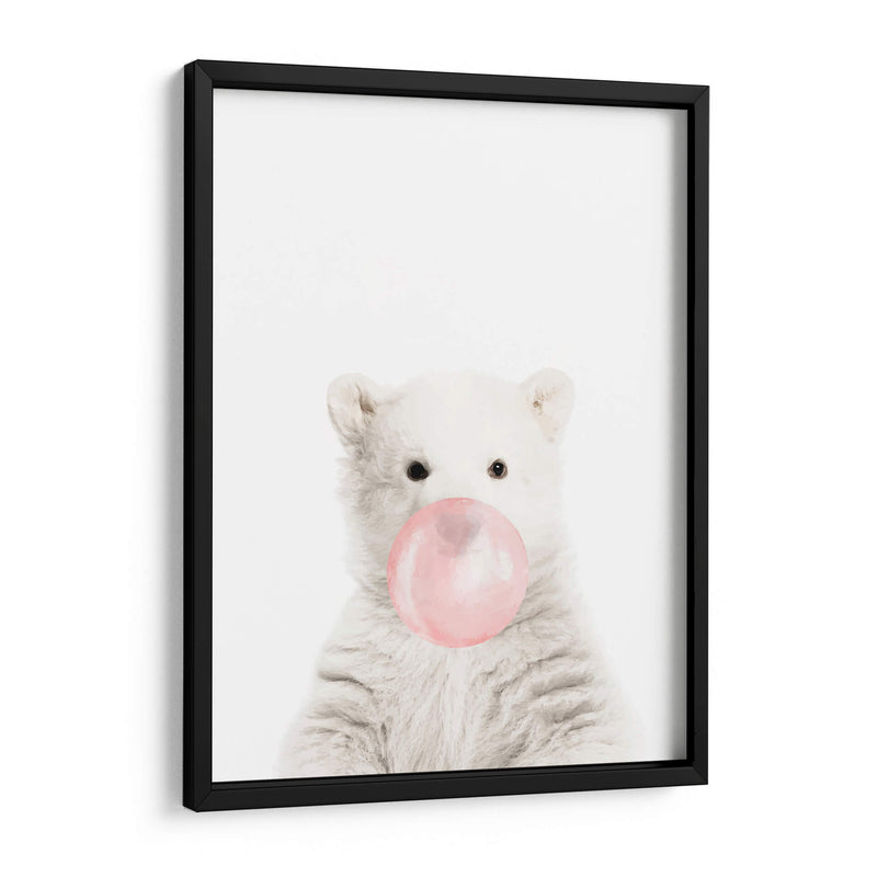 White Bear Bubble Gum | Cuadro decorativo de Canvas Lab