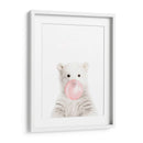 White Bear Bubble Gum | Cuadro decorativo de Canvas Lab