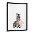 Zebra Bubble Gum | Cuadro decorativo de Canvas Lab