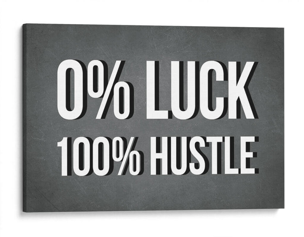 0% LUCK | Cuadro decorativo de Canvas Lab
