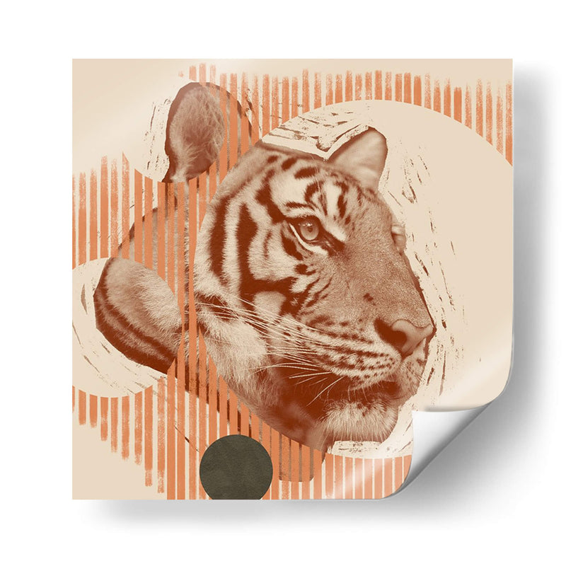 Arte Pop Tigre I - W. Rutledge | Cuadro decorativo de Canvas Lab