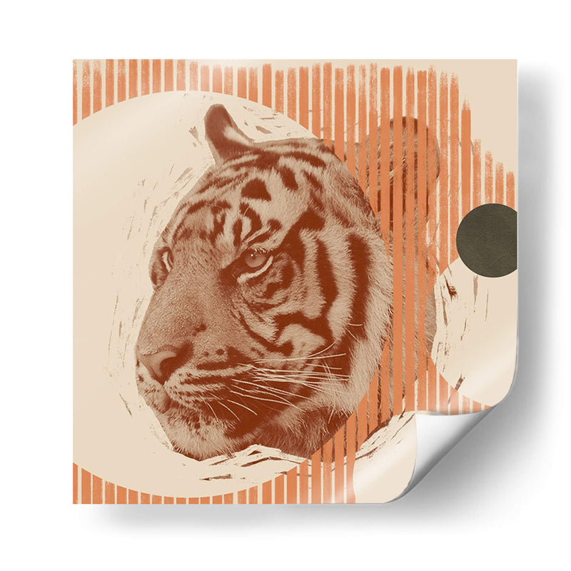 Pop Art Tiger Ii - W. Rutledge | Cuadro decorativo de Canvas Lab