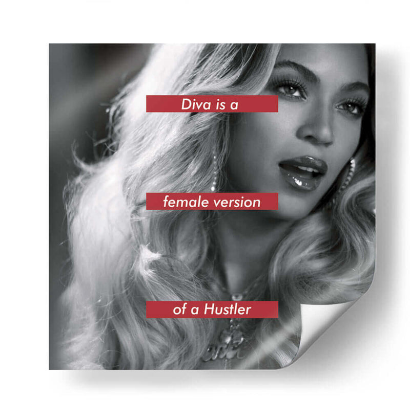 Beyoncé Diva | Cuadro decorativo de Canvas Lab