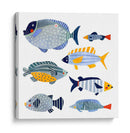 Pescado Estampado I - Susan Savory | Cuadro decorativo de Canvas Lab